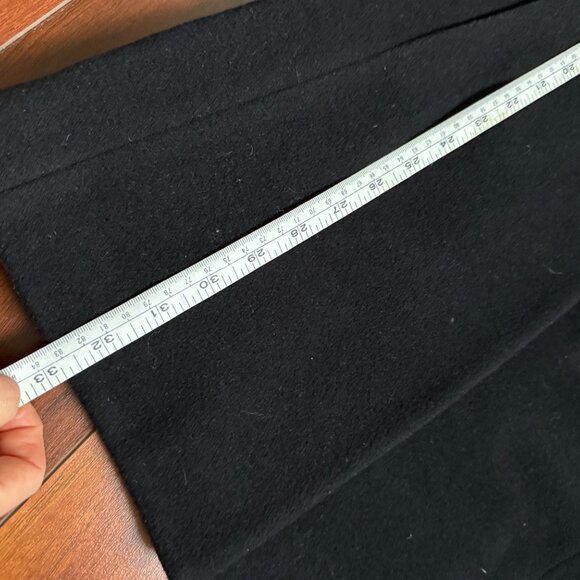 Aritzia Wilfred Womens Black Wool Pea Coat Sz XS - Picture 2 of 7